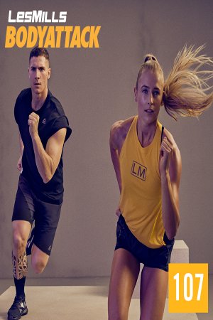 LesMills BODY ATTACK 107 New Release 107 DVD, CD & Notes